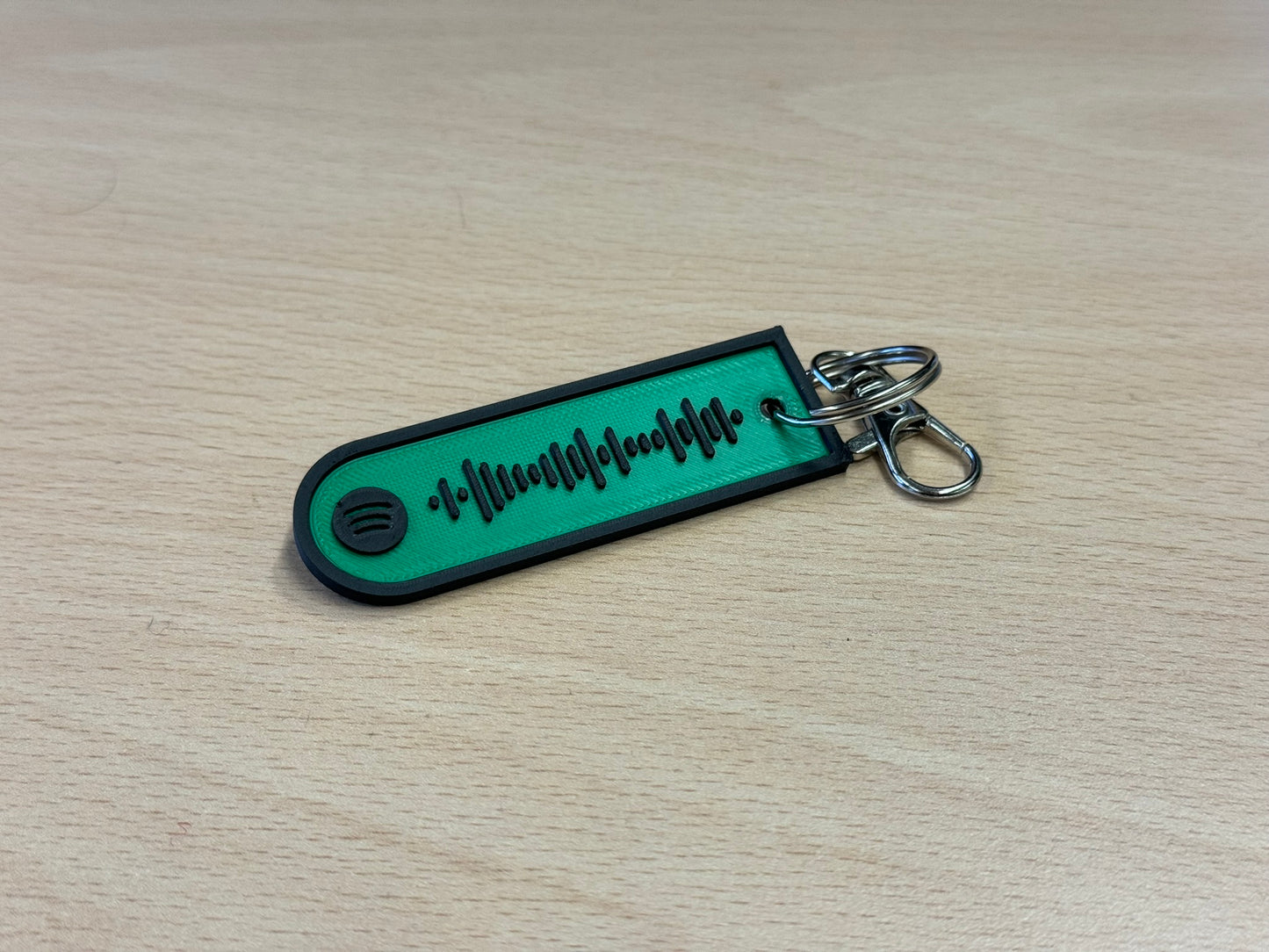 Custom Spotify Code Keychain