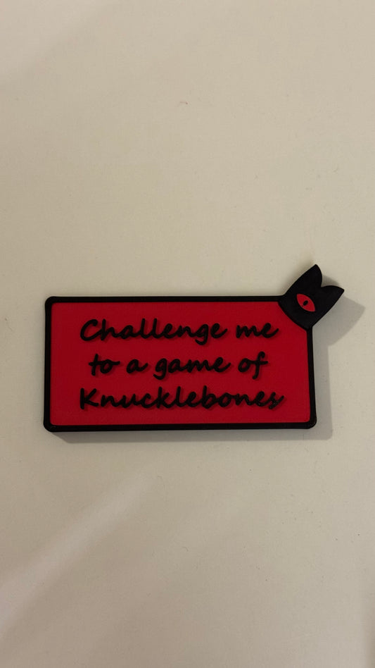 Magnetic Knucklebones tag